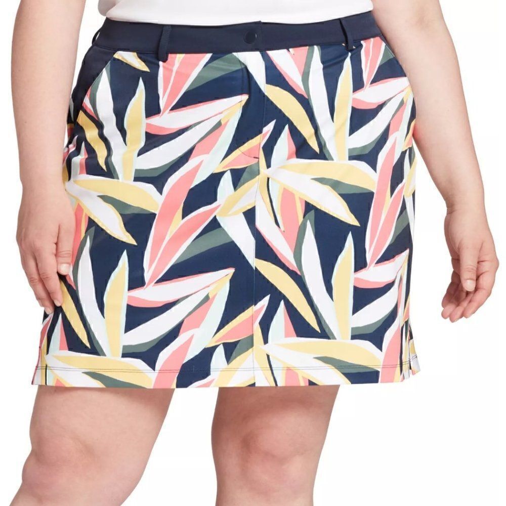 NEW Lady Hagen Golf Skirt Size 16 Desert Getaway Traditional Skort Retro Leaf